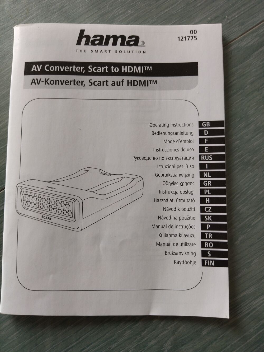 Connexion magn&eacute;toscope t&eacute;l&eacute;vision Audio et hifi