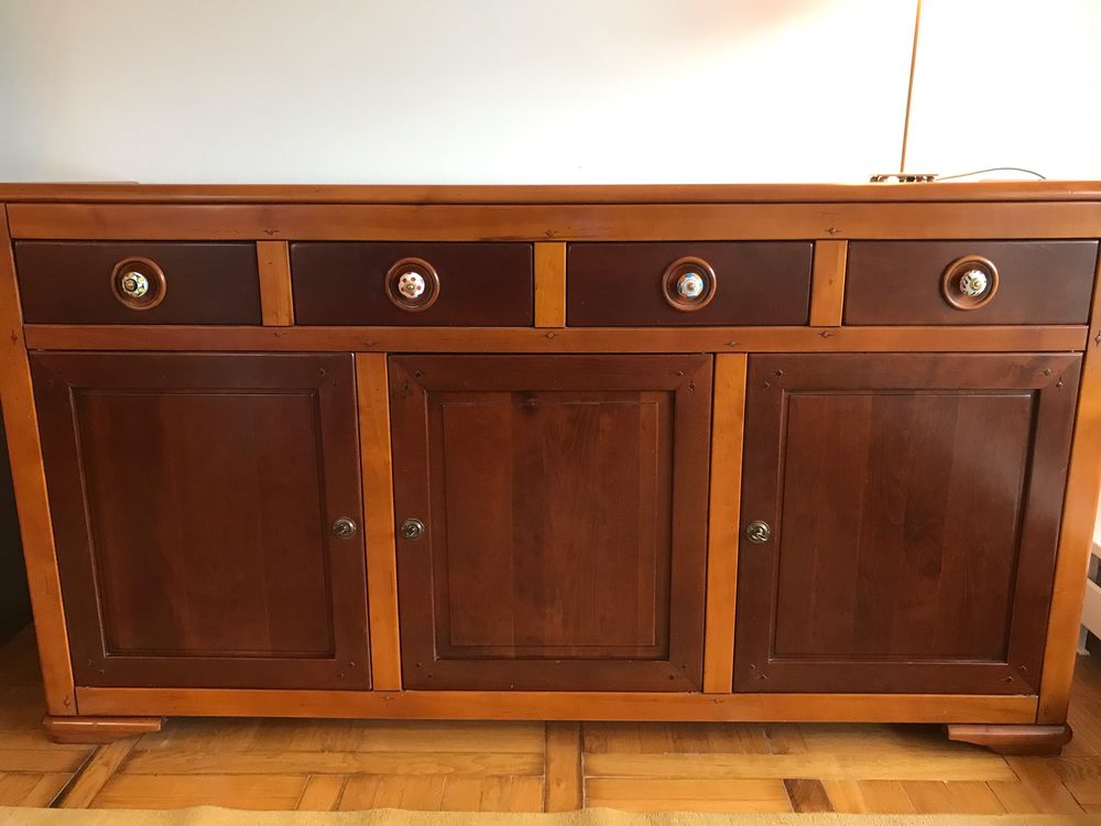 BAHUT - BUFFET 3 PORTES MERISIER MASSIF Meubles