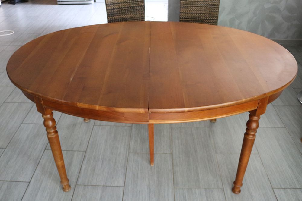 Table de s&eacute;jour avec allonges Meubles