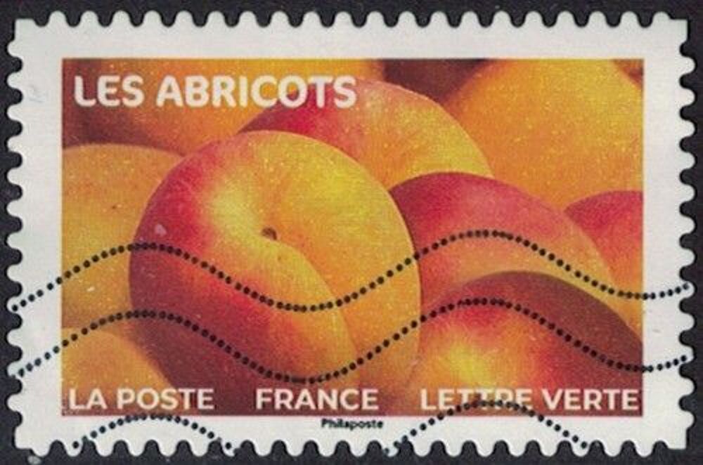 France 2023 Oblit&eacute;r&eacute; Used Fruits &agrave; Savourer Les Abricots Y&amp;T 