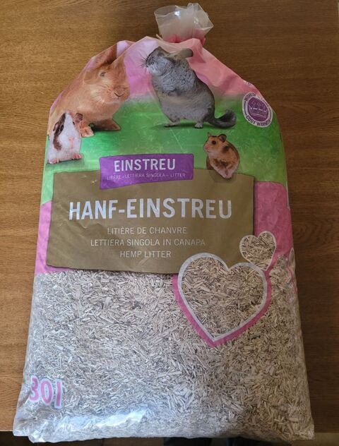 Sac de liti&egrave;re de chanvre Multifit 30l pour rongeur. 9 38640 Claix