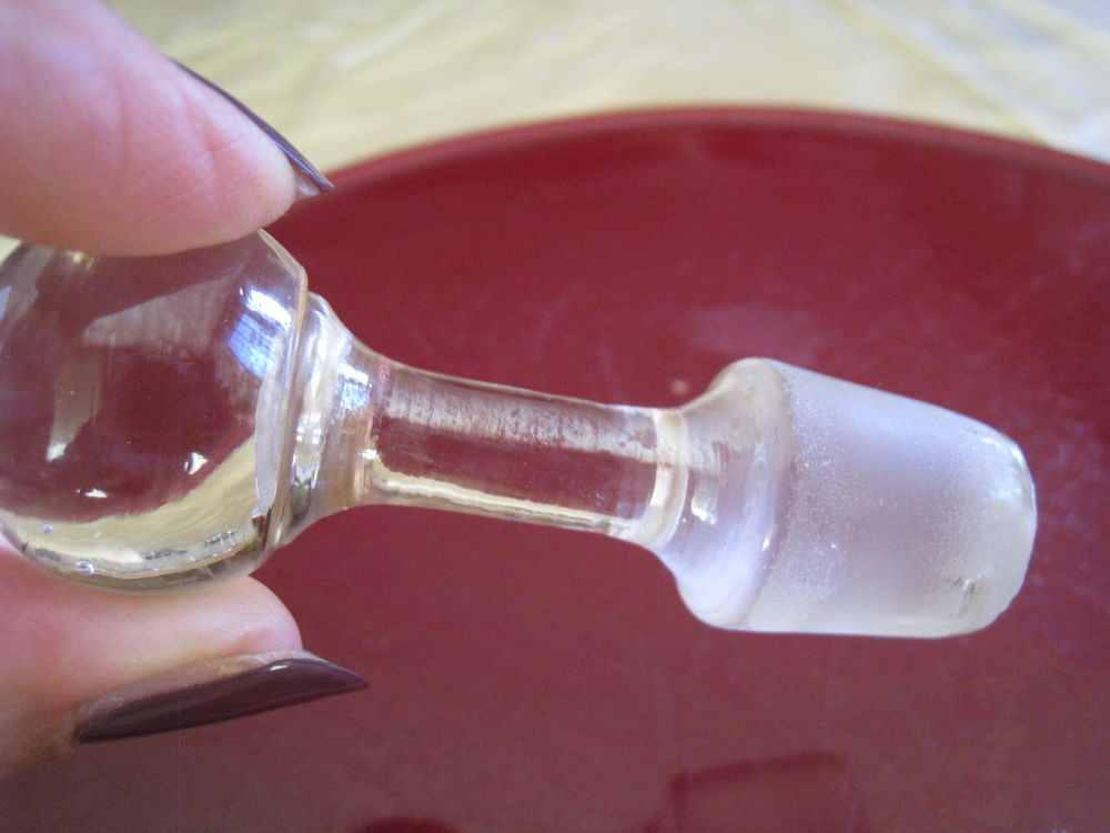 Carafe &agrave; liqueur verre souffl&eacute; Décoration