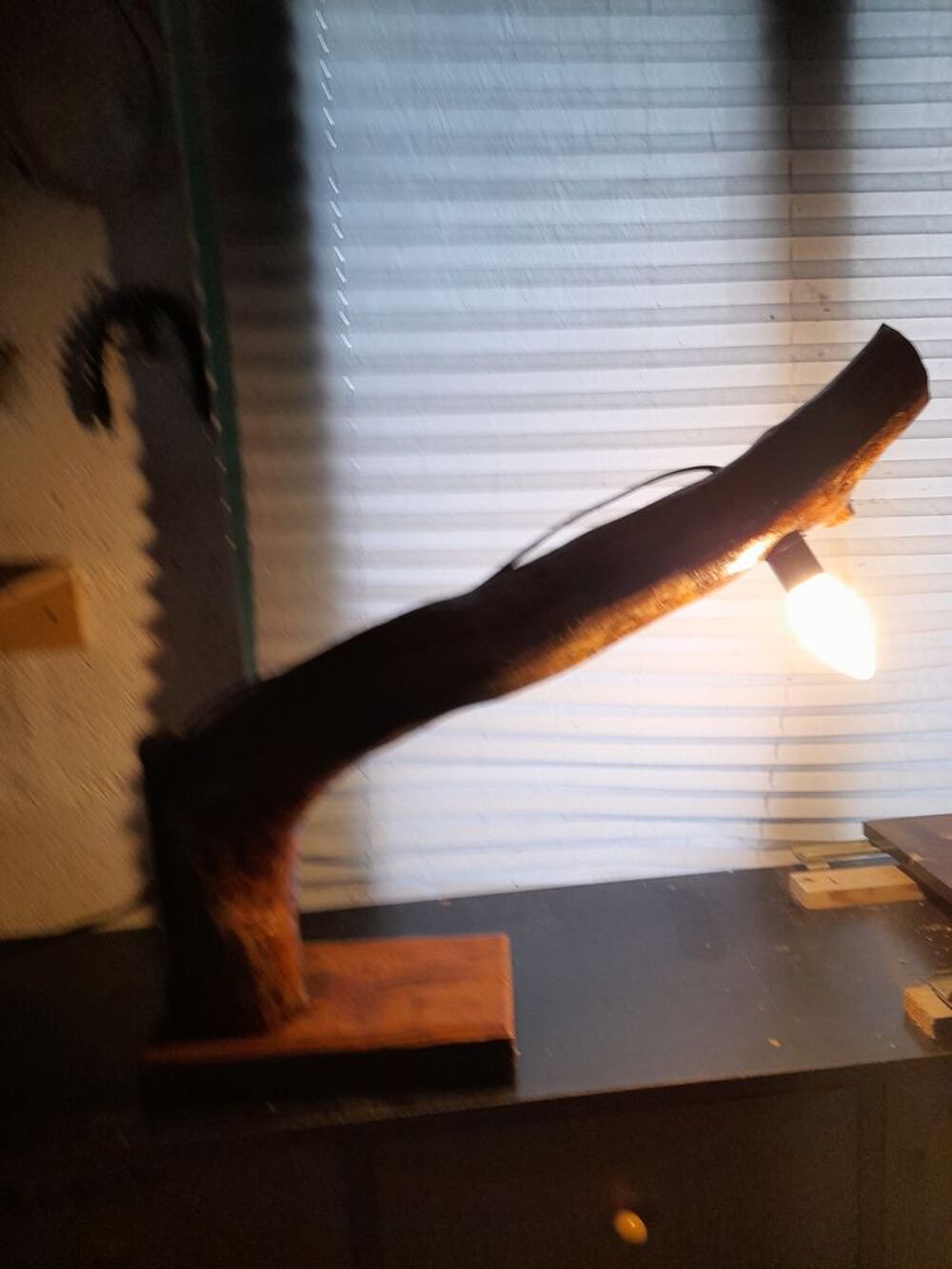 lampes bois. Décoration