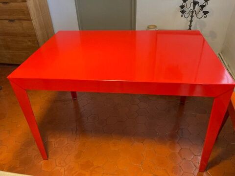Table/Bureau acier rouge - modèle ZEF, marque Matière Grise 350 Marseille 6 (13)