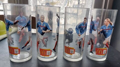 4 VERRES COUPE DU MONDE DE FOOTBALL 1998 6 Boulogne-Billancourt (92)