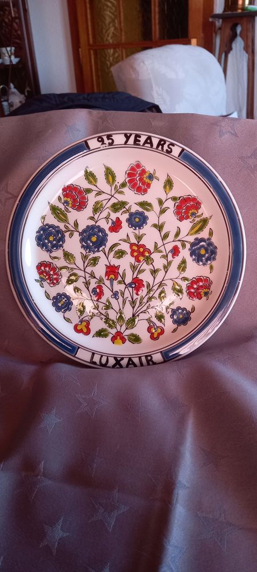 Assiettes murales Luxair C&eacute;ramique Paras Rhodes vintage Décoration
