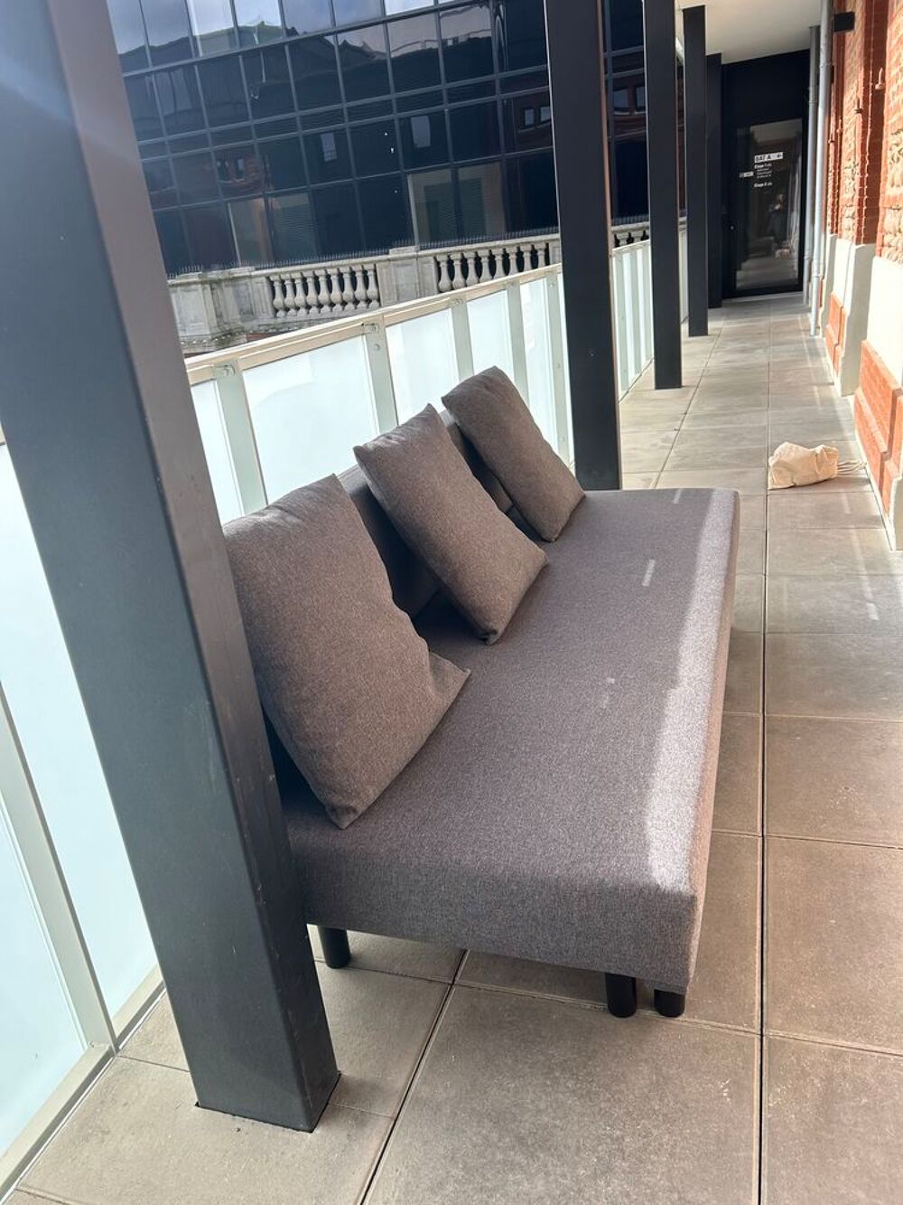 Canap&eacute; Clic clac gris neuf 3 places IKEA Meubles