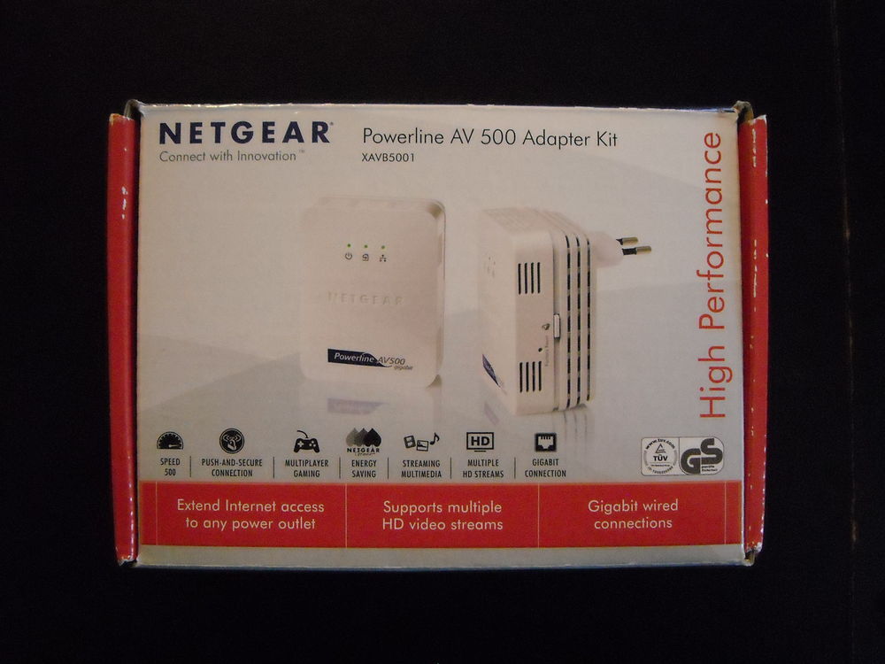 Netgear Powerline AV 500 Kit XAVB 5001 Matériel informatique