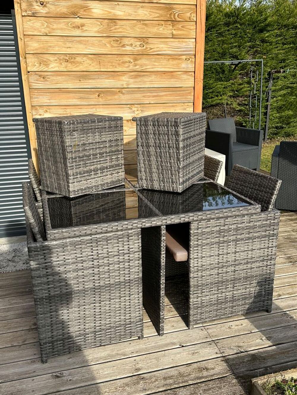 Table jardin r&eacute;sine Jardin