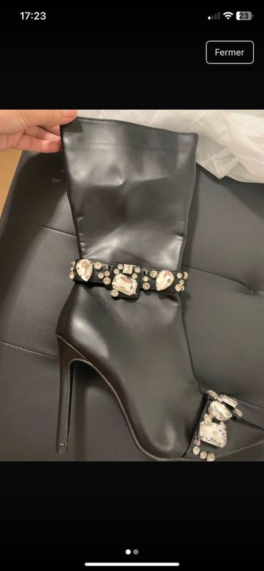 bottes noir Chaussures
