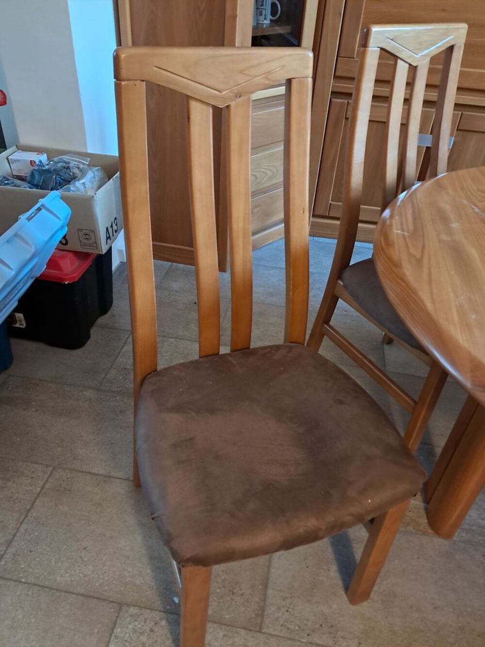 Salle &agrave; manger en orme massif Meubles
