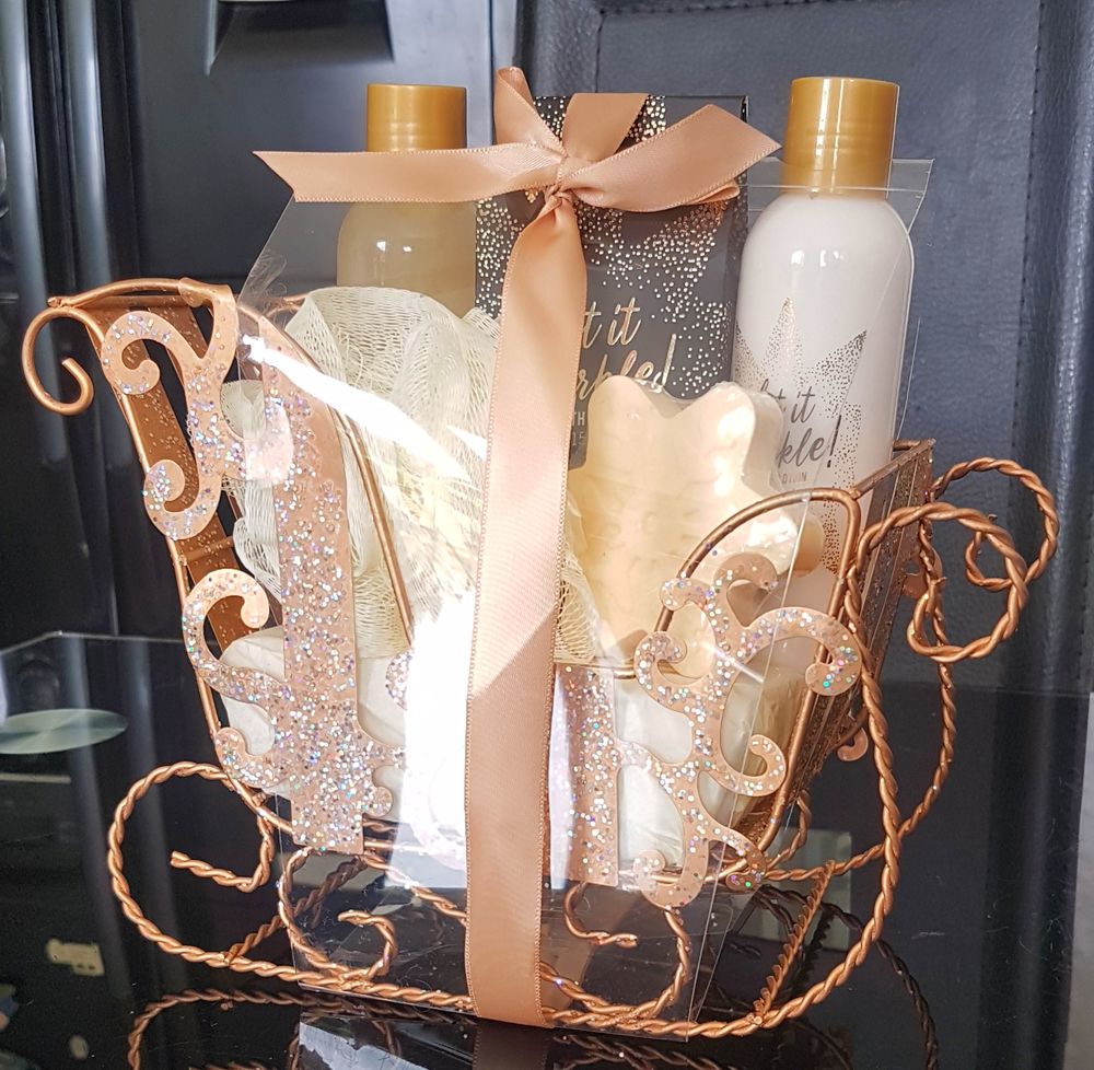 Traineau de No&euml;l avec produits Dcoration