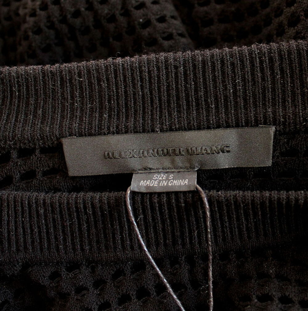 Top sweat resille noir ALEXANDER WANG T.S Neuf avec &eacute;tiquet
Vêtements
