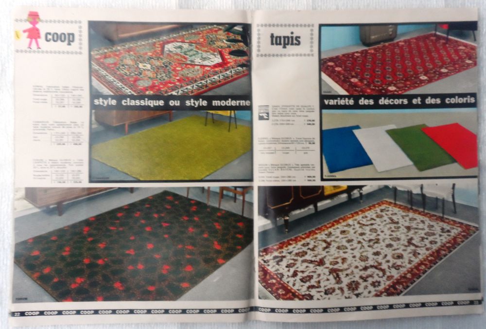 Catalogue COOP Automne-Hivers 1966-1967 nombreuses photos Livres et BD