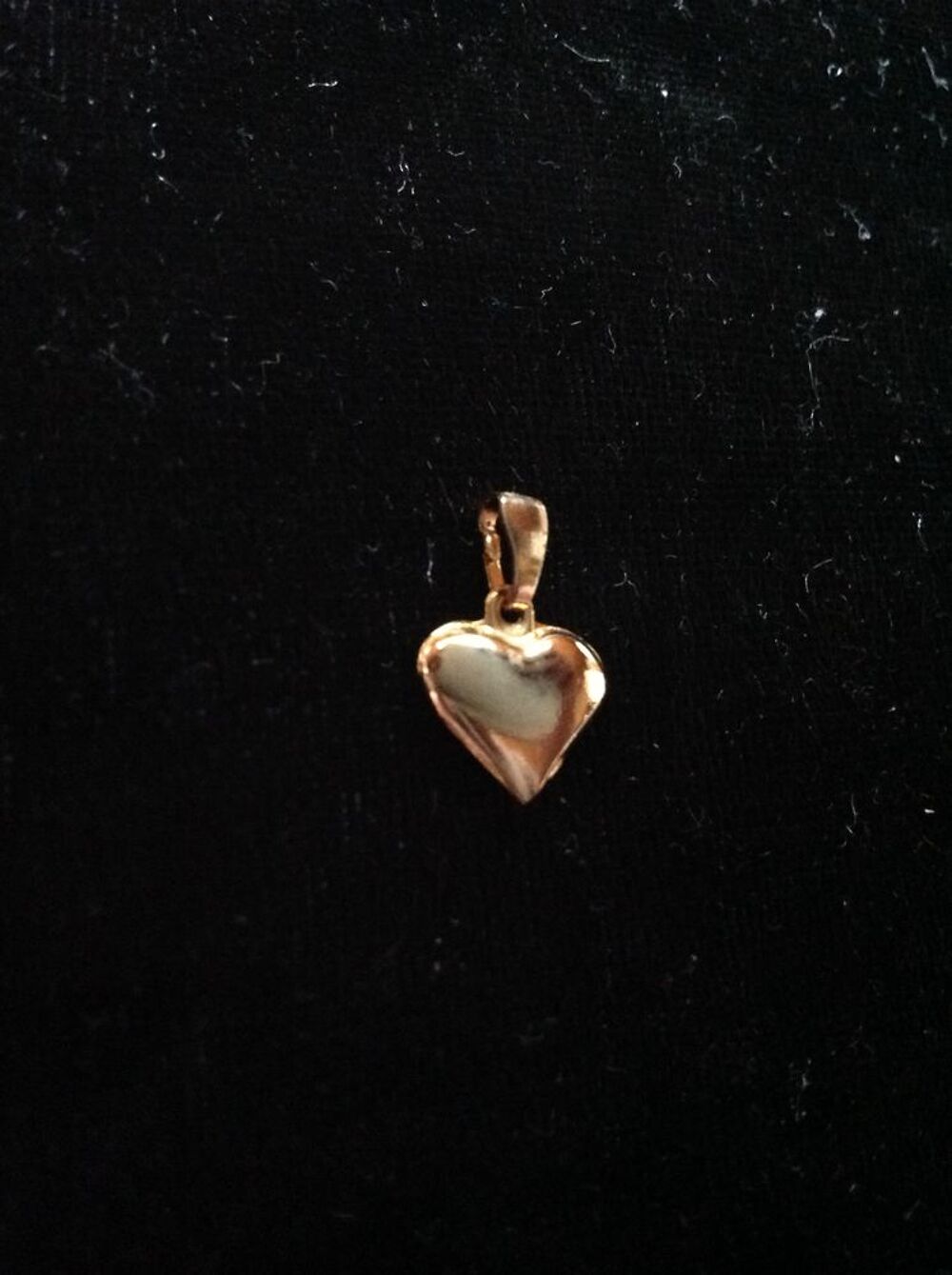 PENDENTIF COEUR DOR&Eacute; Envoi Possible Bijoux et montres