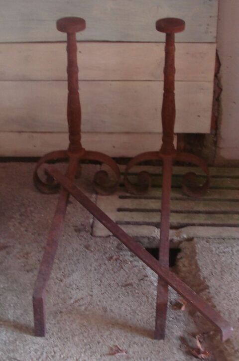 Paire de Grand Chenets 70 Masseube (32)