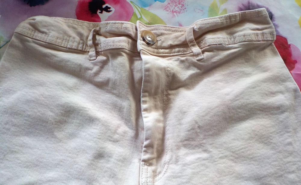 PANTALON STRADIVARIUS FACON JEAN SABLE T42 Vêtements