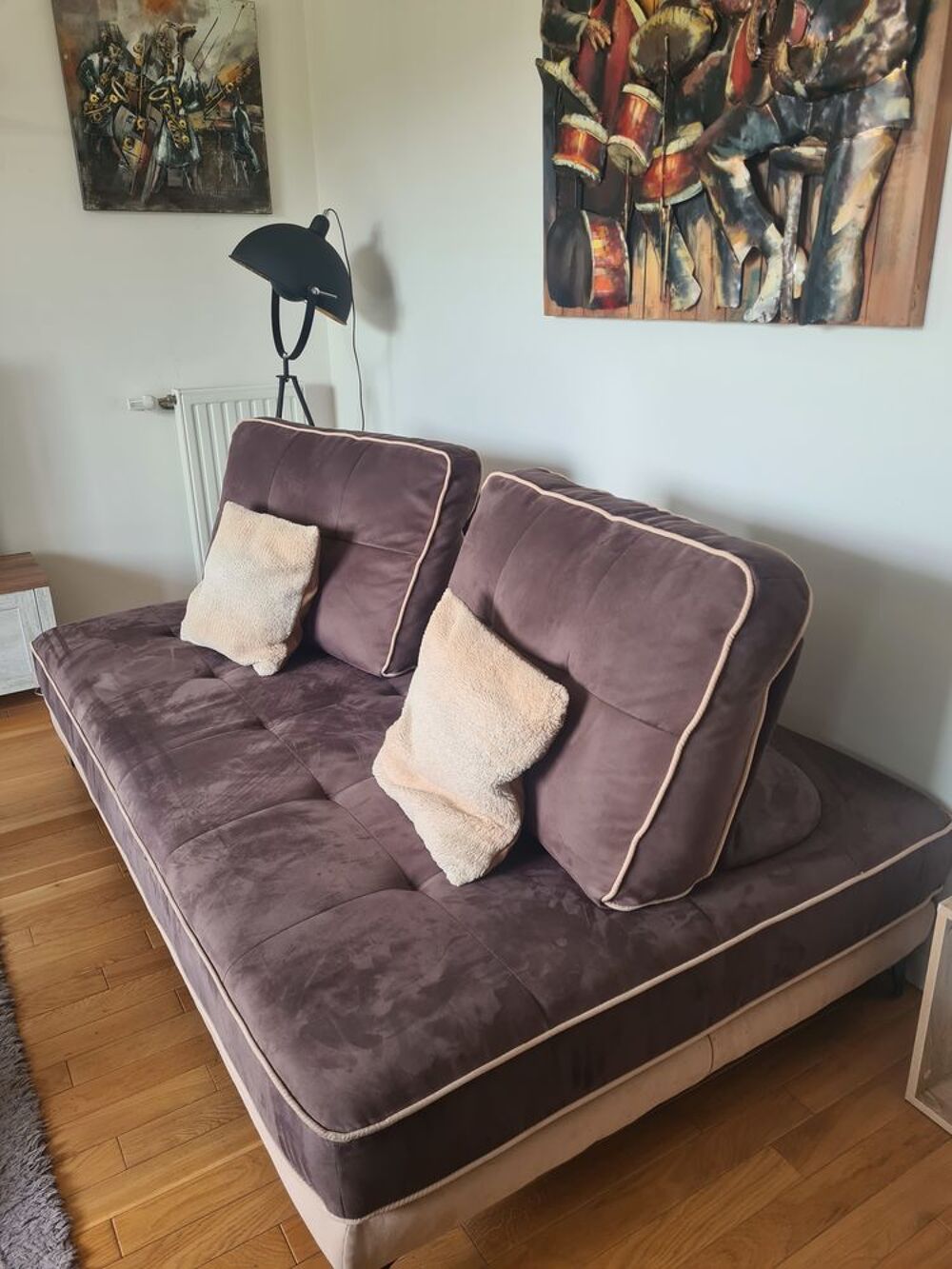 Banquette Lit avec dossiers amovibles Meubles