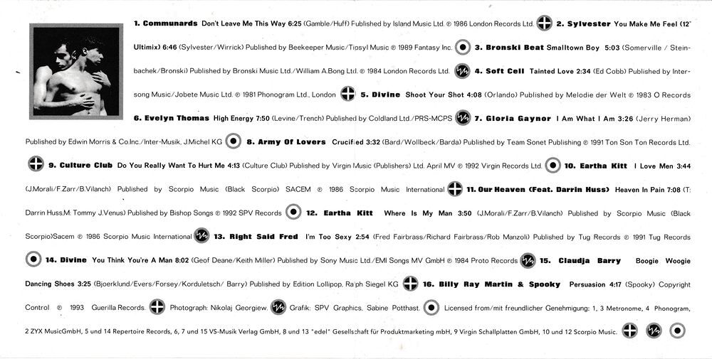 CD Glad To Be Gay Compilation
CD et vinyles