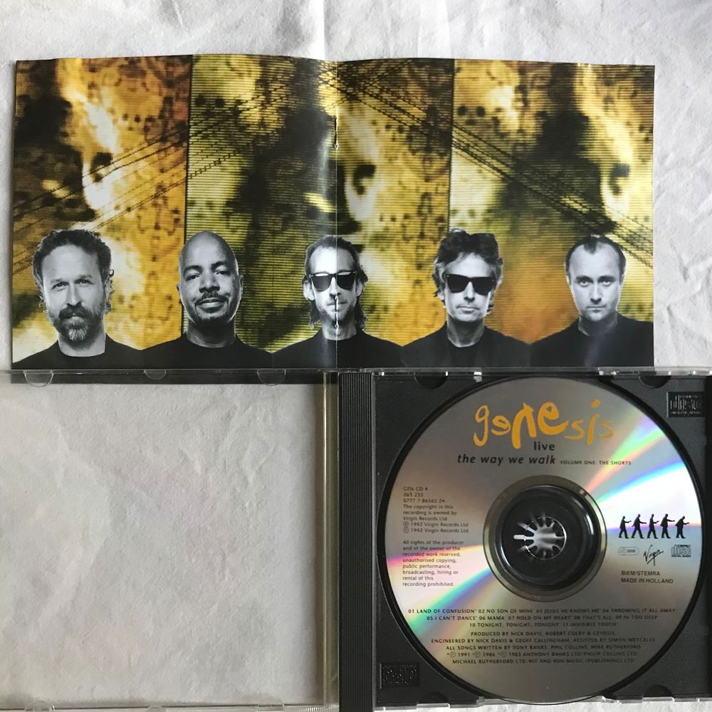 CD Genesis The Way We Walk (Volume One: The Shorts) Live CD et vinyles