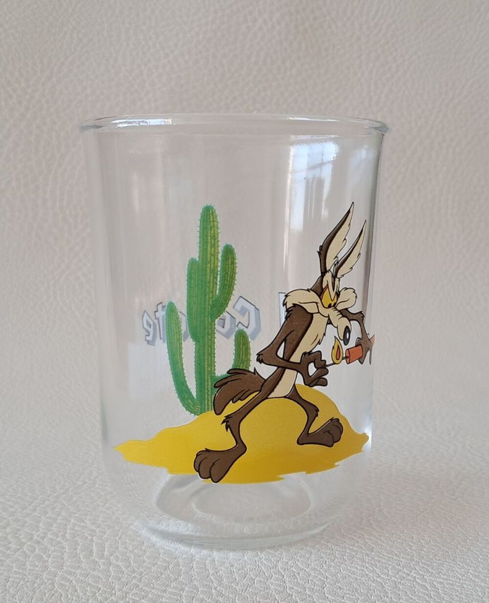 verre moutarde dessin anim&eacute; 
vil coyote warner bros bip bip 