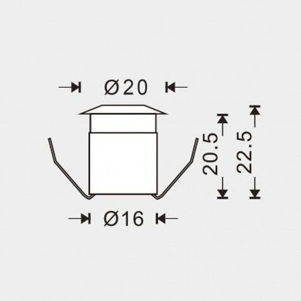 MINI SPOT LED 12 V - 0,6 W Décoration