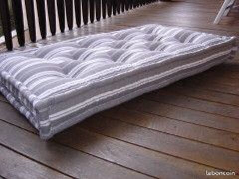 Matelas 60 x 120 laine non trait�e 160 Beauchamp (95)