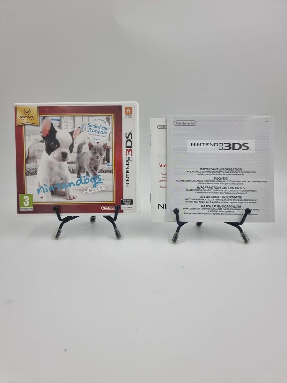 Jeu Nintendo 3DS Nintendogs + Cats ? Bouledogue Fran&ccedil;ais... Consoles et jeux vidéos