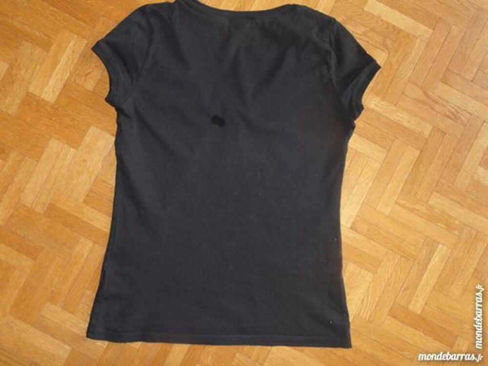 Tee-shirt Camaieu noir (V6) Vtements