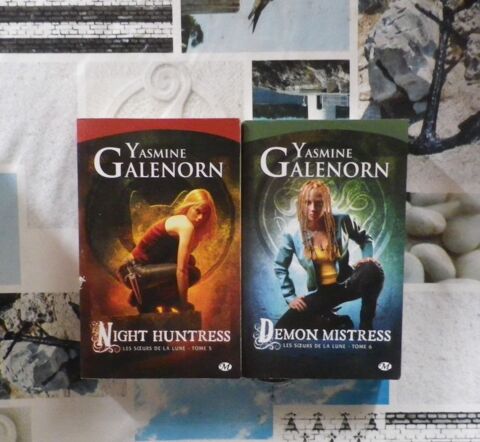 LES SOEURS DE LA LUNE TOMES 5 et 6 de Y. GALENORN  Ed Milady 5 Bubry (56)