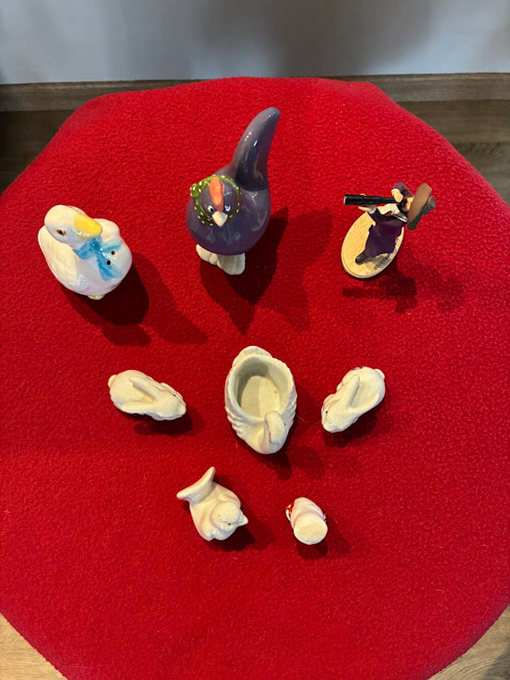 Figurines et Bibelots divers, 8 pi&egrave;ces Décoration
