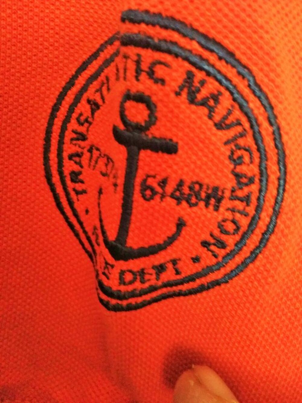 Polo Brice orange taille M Vtements