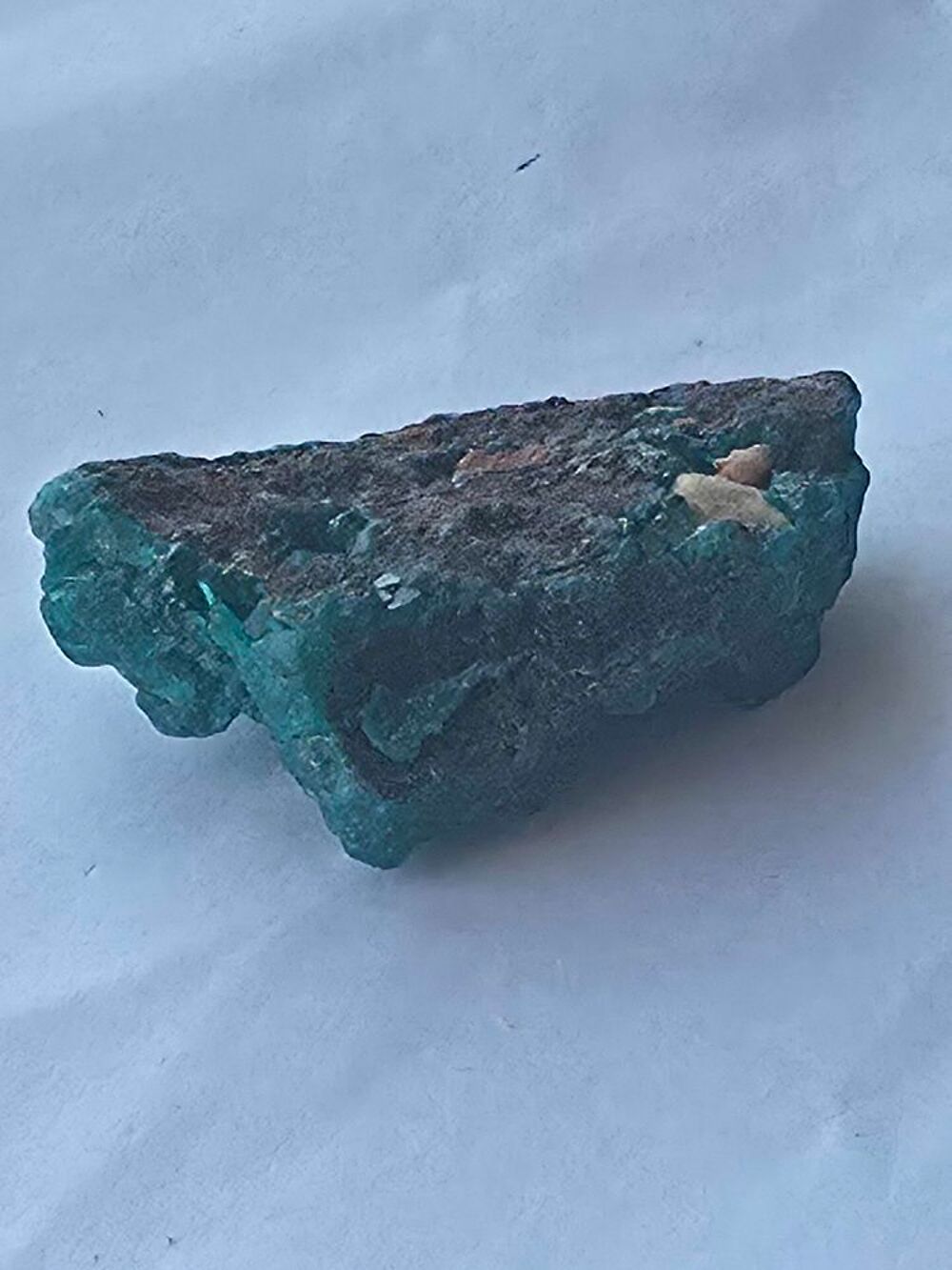 Magnifique Dioptase Cristallis&eacute;e du Katanga (RDC)-16g 