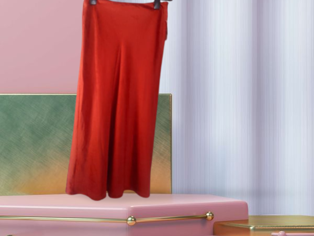 Jupe longue en satin CAMAIEU 15€ Vêtements