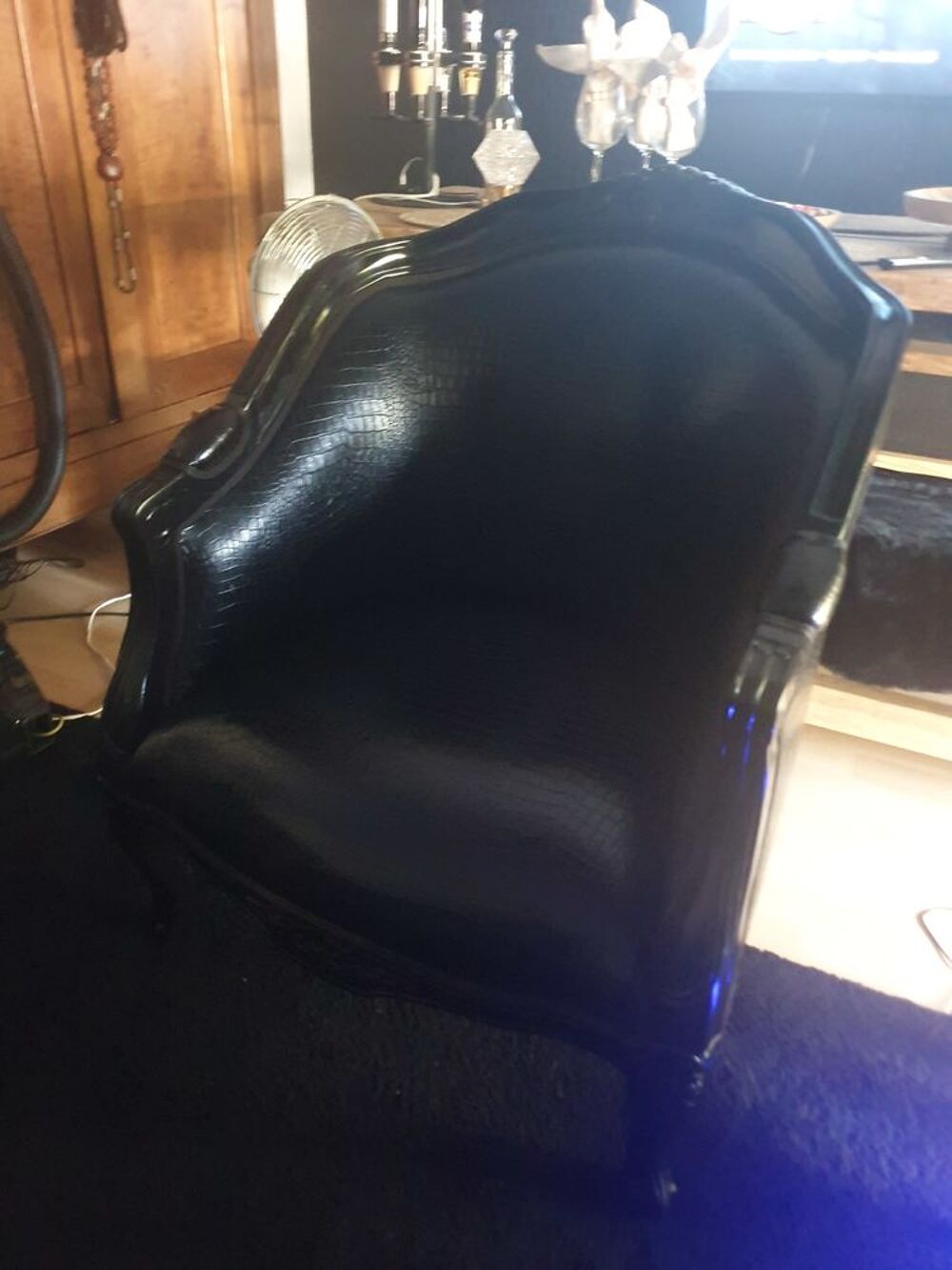 2 magnifiques fauteuils noirs Meubles
