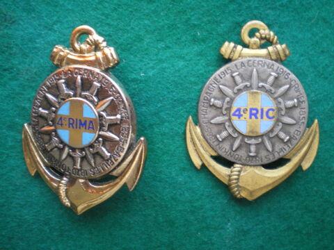 Insignes coloniaux - 4°RIMa et 4° R.I.C. 38 Caen (14)