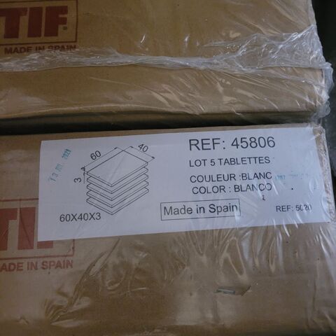 TABLETTES MLAMINES  / MEUBLES MAGASIN Poitiers (86)