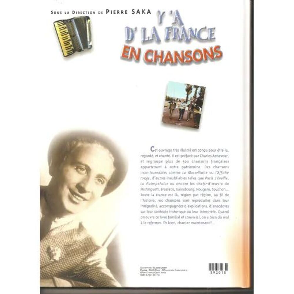 y a d'la France en chansons Livres et BD