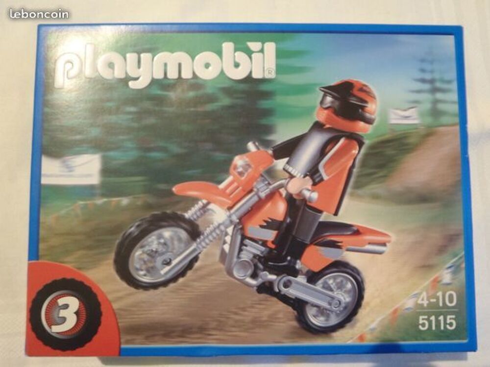 Playmobil : motocross 5115 : NEUF Jeux / jouets