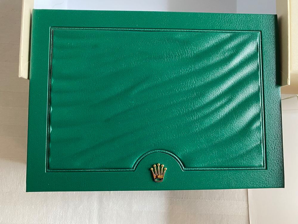 Rolex &eacute;crin + bo&icirc;te Rolex Bijoux et montres