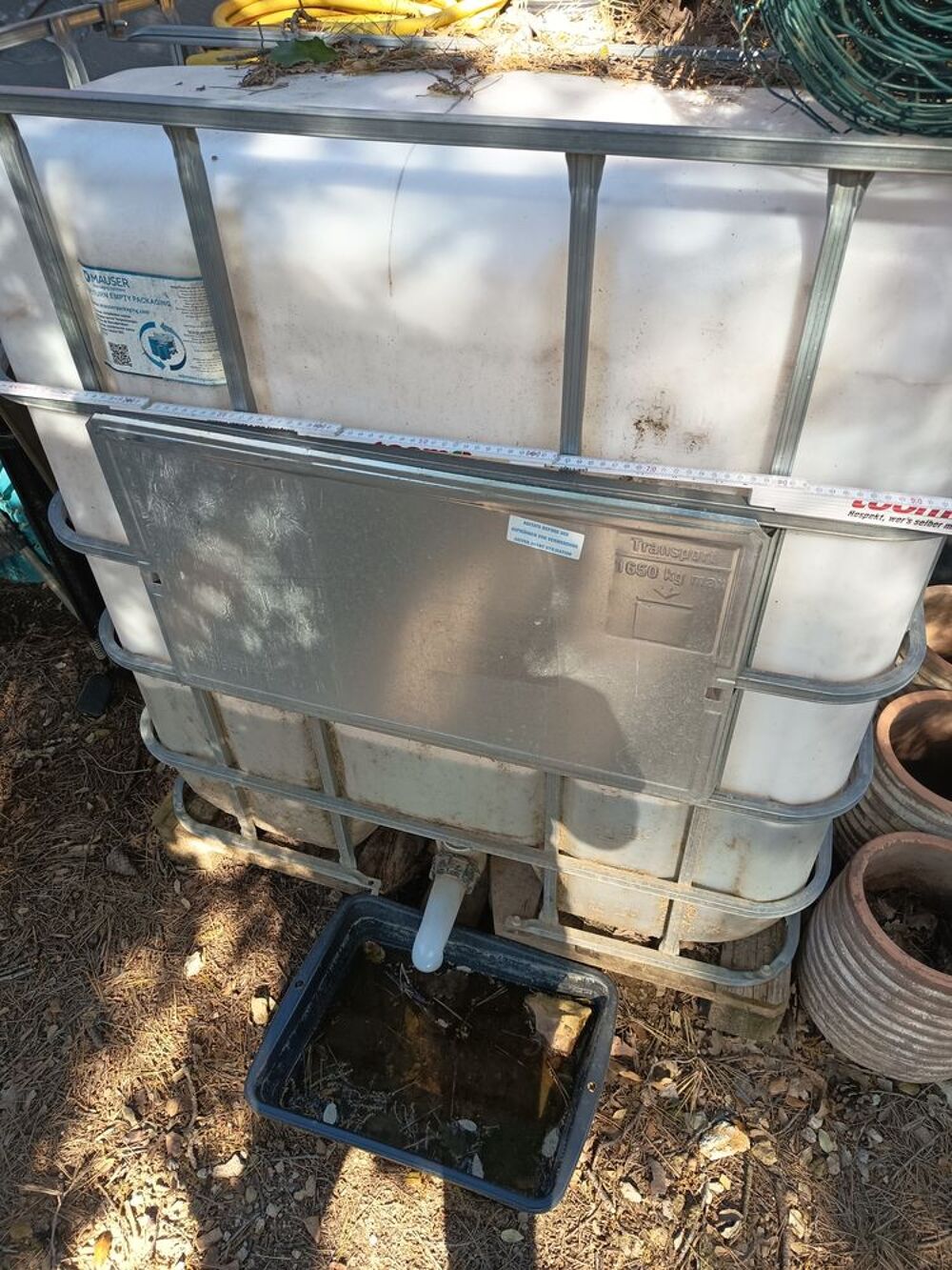 1000 Liter R&eacute;cipient pour l'eau Jardin