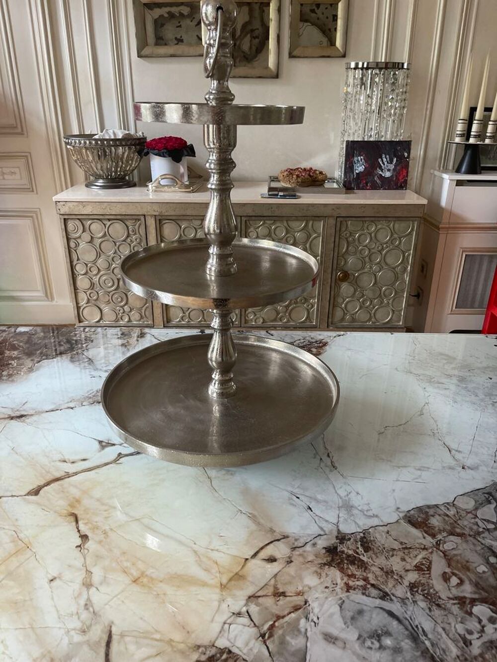 Trio Plateau serviteur Décoration