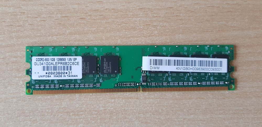 Saisissez le titre Desktop RAM GDDR2-800 1GB Matériel informatique