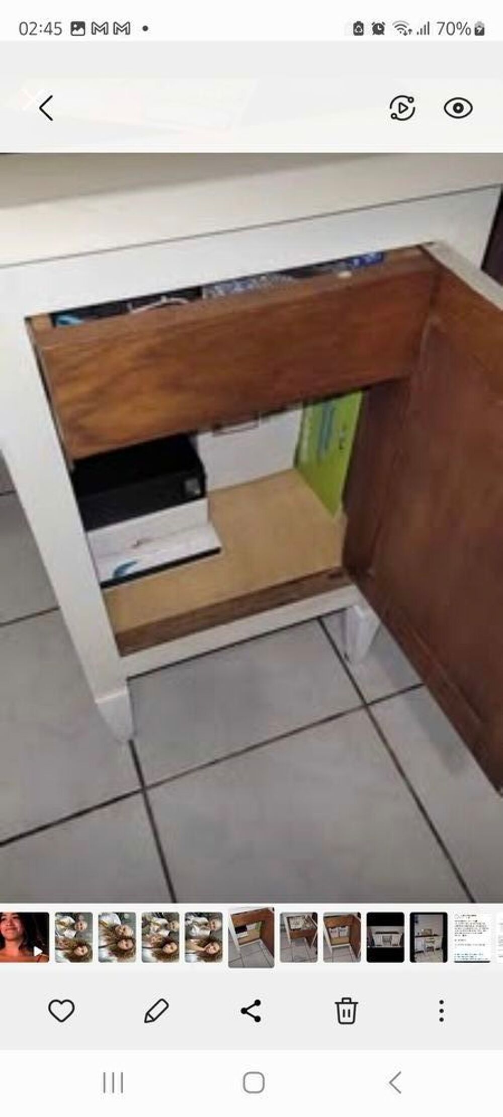 bureau en bois Meubles