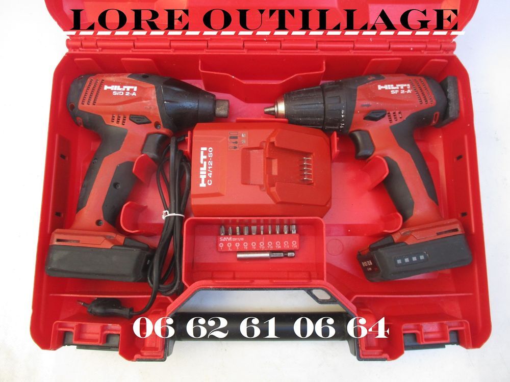 HILTI SF 2-A + SID 2A - Visseuse - Perceuse Bricolage