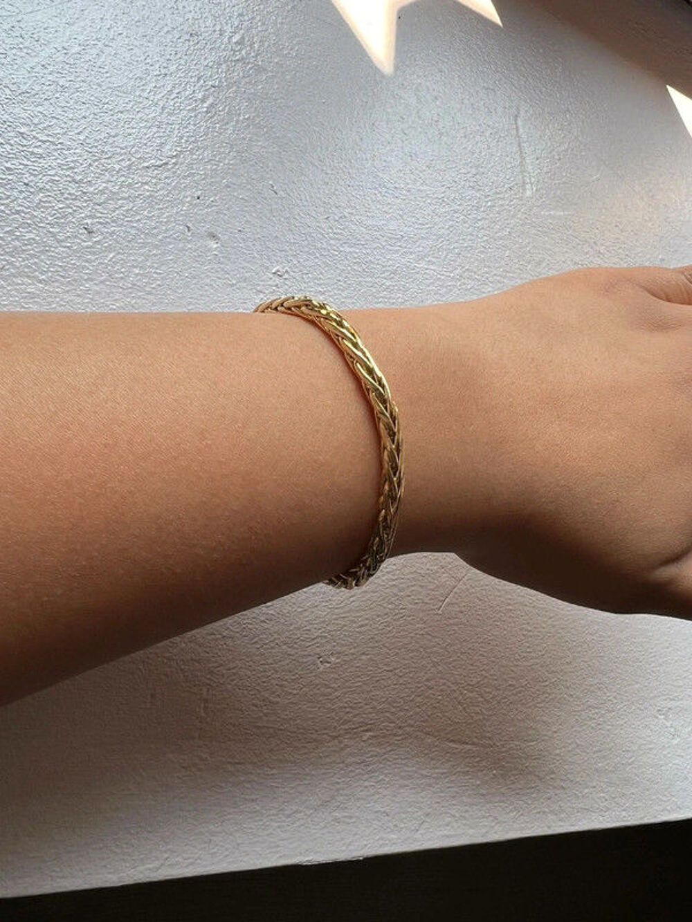 Bracelet en or 18 carats authentique , 6 grammes Bijoux et montres