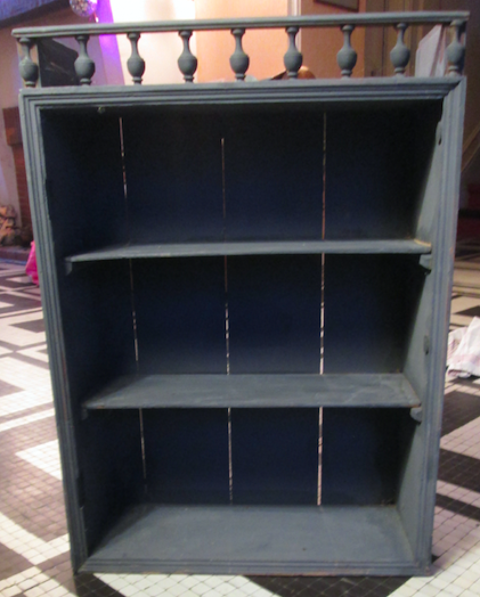 Petit meuble � �tag�res gris en bois 13 Herblay (95)