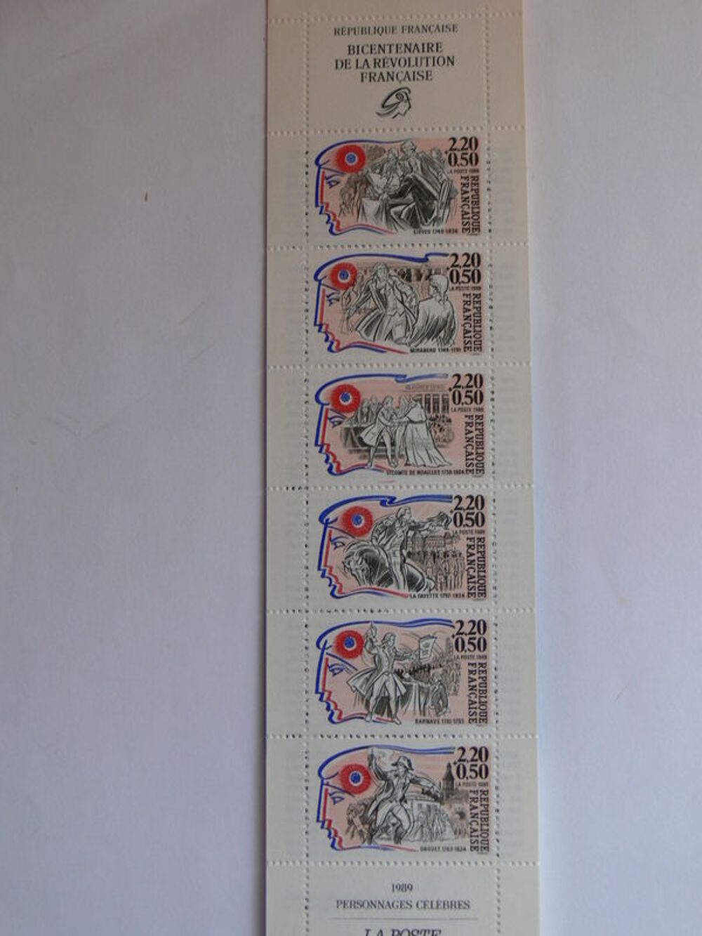 carnet de timbres 
