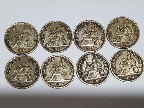 Lot de 8 pi�ces Chambre de Commerce 15 Bordeaux (33)