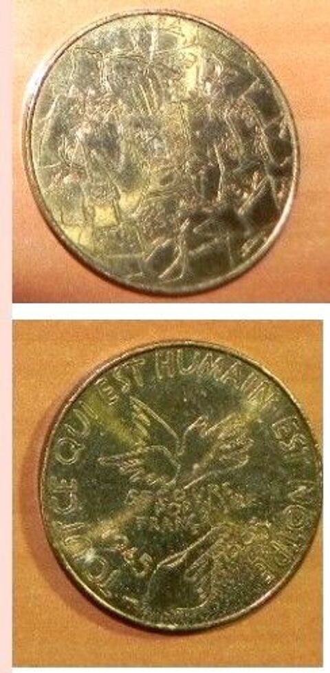 Secours Populaire Fran�ais - 1945/1995 pi�ce comm�morative 11 Albi (81)